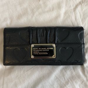 Marc Jacobs Black Leather Wallet